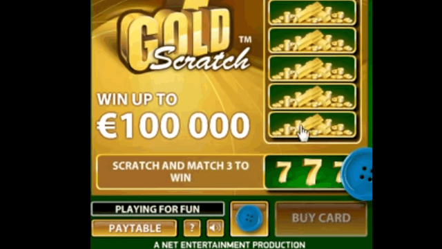 Игровой интерфейс 7 Gold Scratch 4